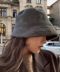 帽子 | バケットハット ボア スエード調 帽子