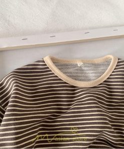 衣装 服 | 子供服服 子ども服 こども服 キッズ服 Tシャツ 長袖 女の子 男の子 ガールズ ボーイズ ジュニア キッズ 冬 秋 子ども ボーダー柄 かわいい 上質