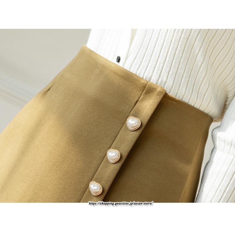 スカート | ミモレ丈ひざ丈レディース 無地 きれいめ 30代 40代 50代 着やせ 上品 通勤 通学 ラシャ キレイめ 2022新作 ハイウエスト 暖か 秋冬