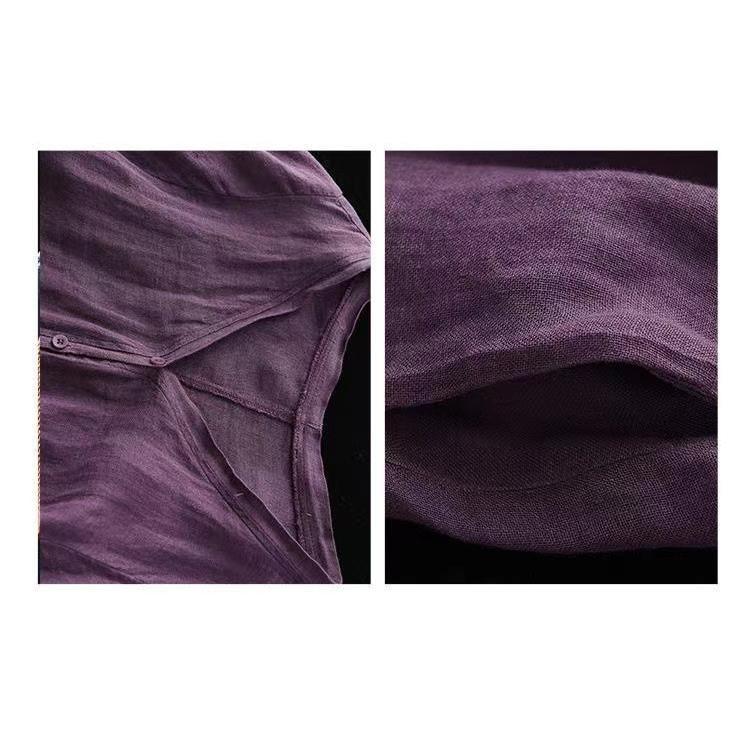 カーディガン | レディース リネン 麻混 ロング 春 秋 ゆったり 7分袖 40代 50代 無地 4色 冷え防止 透け感 羽織 初秋 30代 秋大きいサイズ 20代