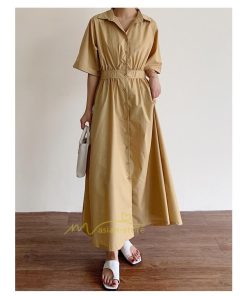 マキシ | シャツワンピース ワンピース 秋 春 レディース ロングワンピース 長袖 ロング丈 マキシ丈 体型カバー 無地 ゆったり 40代 夏作 30代 カジュアル 着痩せ 50代