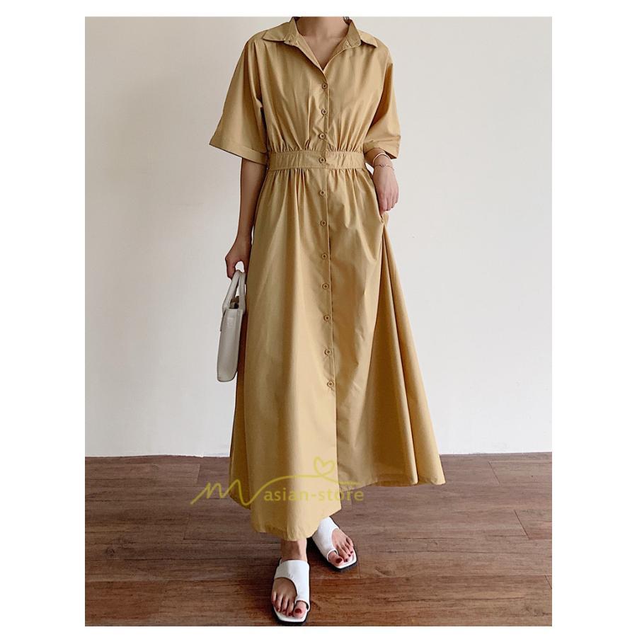 マキシ | シャツワンピース ワンピース 秋 春 レディース ロングワンピース 長袖 ロング丈 マキシ丈 体型カバー 無地 ゆったり 40代 夏作 30代 カジュアル 着痩せ 50代