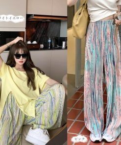 サルエルパンツ | ワイドパンツ ロングパンツ 接触冷感 夏