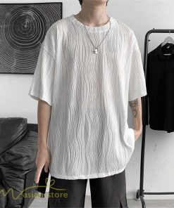 Tシャツ | Tシャツ メンズ カットソー 半袖丸首 シンプル ストライプ 夏新作 カッコウイイ メンズスタイル 上品 半袖 白 カジュアル 黒 クルーネック