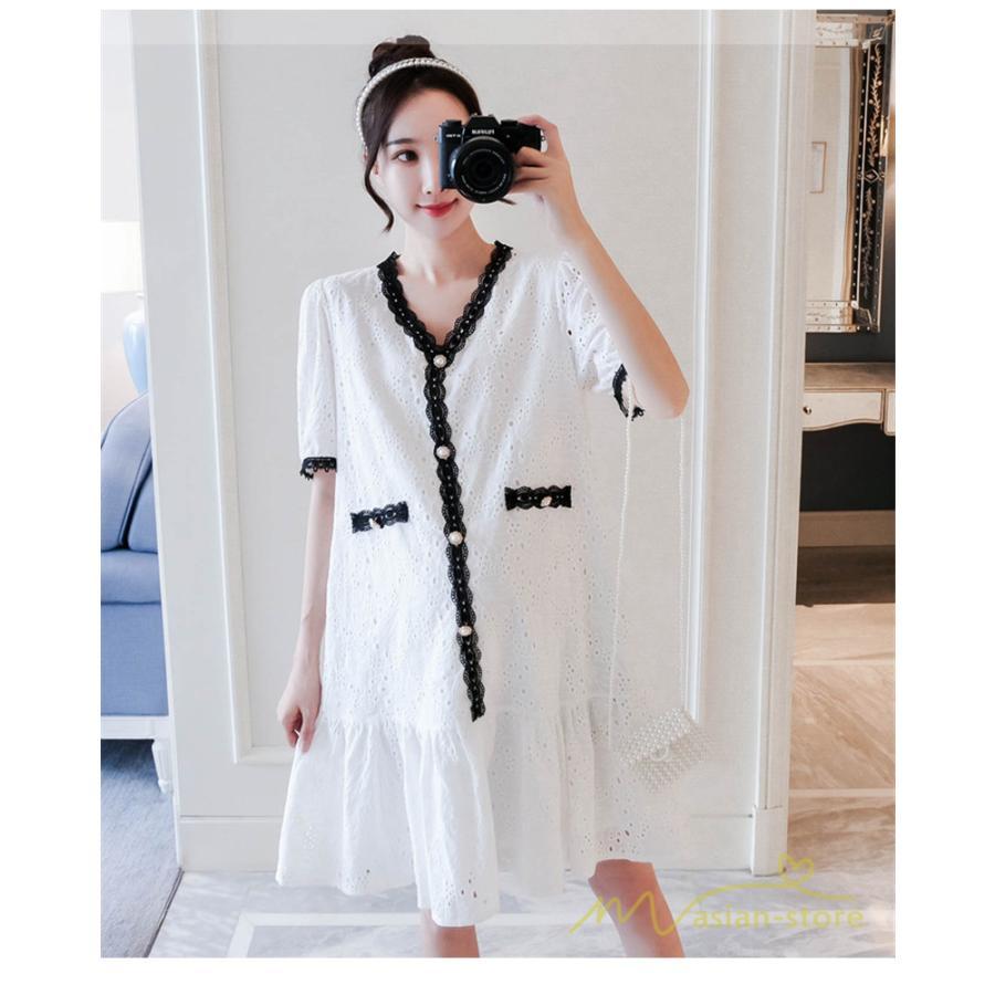 ワンピース | マタニティ 半袖 ママ服 妊娠服 産前 産後 マタニティ服 マタニティウェア 夏コーデ マタニティワンピ 通勤着 マタニティ アウトドア