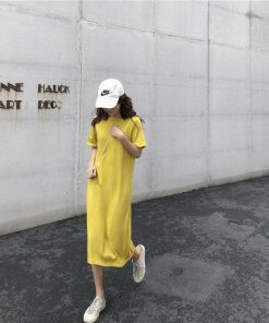 tシャツ・カットソー | ティーシャツワンピ ビックティーシャツ Tシャツワンピース ロングティーシャツ レディース ロングt 夏新作 Tシャツ ショート 大きいサイズ トレンド ロンT