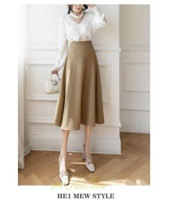 スカート | レディース ロング ミモレ フレアAライン ロング着痩せ 通勤 通学 オフィス OL オシャレ キレイめ カジュアル 20代30代40代50代