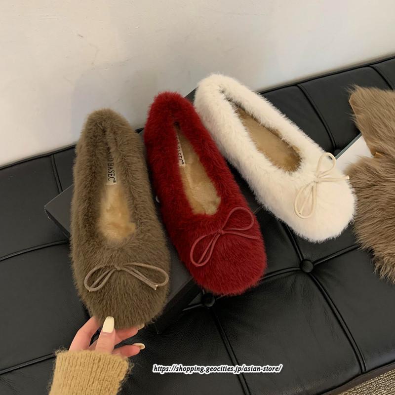ローファー | モカシン パンプス レディース 高品質 痛くない フラット スリッポン ボア ファー フラット おしゃれ 秋 痛くない ふわふわ 柔らかい 歩きやすい 冬