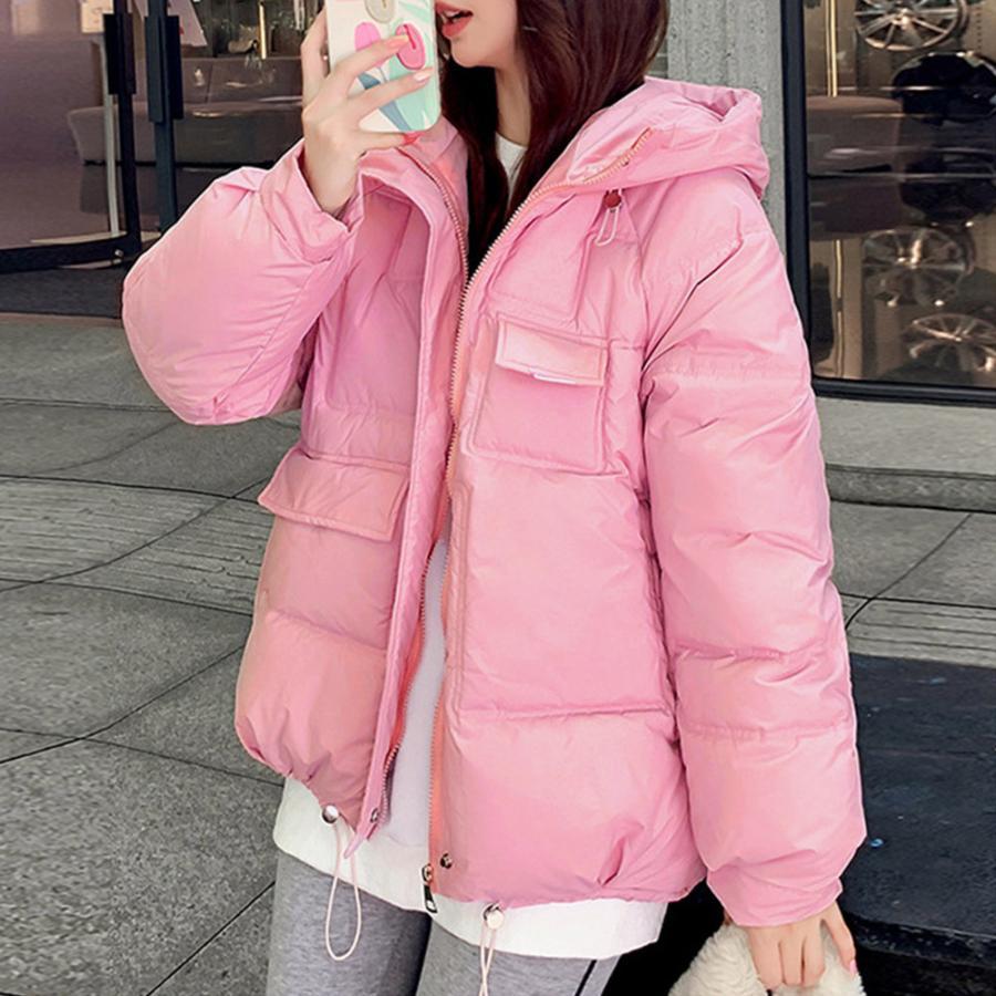 ジャケット・ブルゾン | 中綿フェイクダウンジャケット フード付き