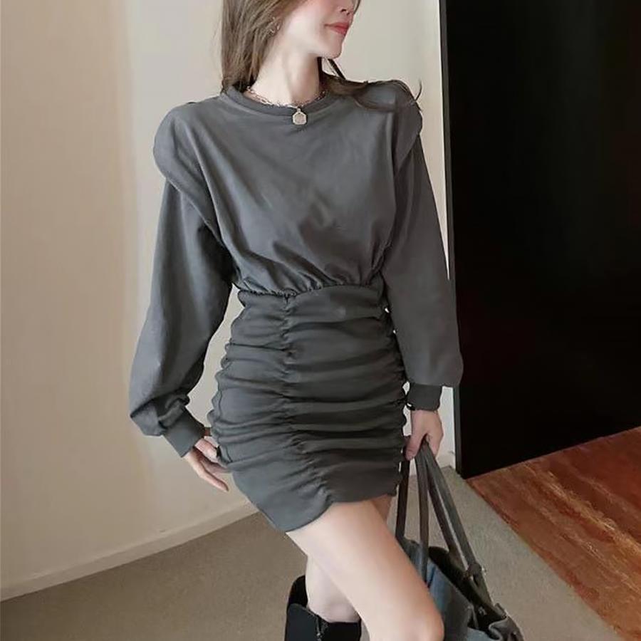 ワンピース | タイトシャーリング 韓国風