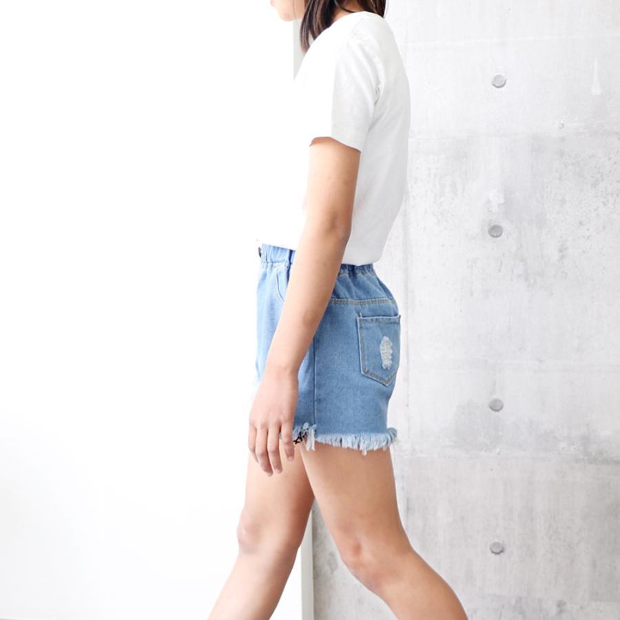 (子供)その他 | キッズ ダメージ デニムショートパンツ