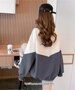 パーカー | スウェット トレーナー レディース トップス プルオーバー 長袖 クルーネック ゆったり 切り替え 50代 40代 30代 コットン おしゃれ 丸首 20代 送料無料 綿