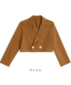 テーラードジャケット | ショート丈 テーラード ジャケット 長袖