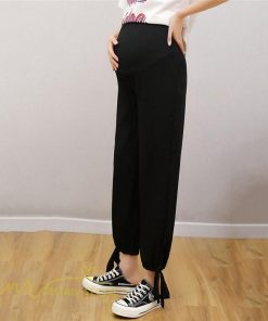 パンツ レギンス | ワイドパンツ 妊婦服 カジュアル レディース 産前 マタニティウェア ゆったり ウエスト調整 大きいサイズ 無地 ママ 夏 春 ストレッチ マタニティパンツ 9分丈