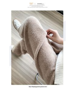 チノ・テーパード・ジョガー・スキニーパン | ワイドパンツ レディース 冬 秋 ニット きれいめ ボトムス ウエストゴム  ゆったり 体型カバー 着痩せ カジュアル 送料無料 10代20代30代40代50代