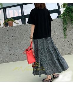 マキシ | ワンピース ドッキングワンピース レディース 長袖 2way ニット 大きいサイズ 30代 40代 50代 体型カバー カジュアル 上品 フレアワンピース 通勤通学 重ね着風