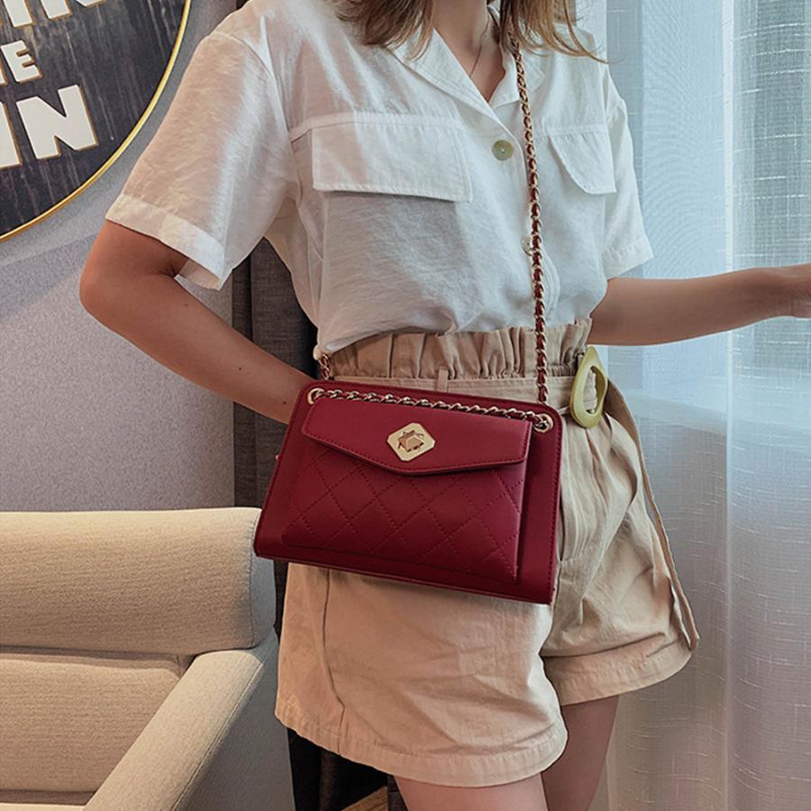 ショルダーバッグ | レザーバッグ 斜めがけ ミニバッグ 小さめ おしゃれ レディース 大人可愛い チェーンバッグ バッグ