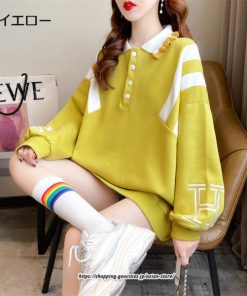 パーカー | トレーナー レディース クルーネック 長袖 トップス Tシャツ スウェット ゆったり 秋 春 秋物 秋冬 送料無料 20代30代40代50代 おしゃれ 韓国