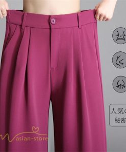 ワイドパンツ | レディース パンツ ボトムス ズボン ハイウエストパンツ 体型カバー ストレート ロングパンツ ゆったり 春夏 美脚 お洒落 カジュアル