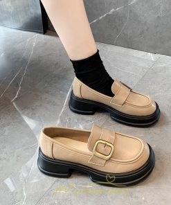 ローファー | レディース 靴 シューズ レザー調 合皮 厚底 履きやすい 韓国風 人気 クラシック 可愛い パンプス 通勤 春 夏 通学 冬 学生靴 秋