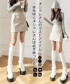 スカート | レディース ミニインパンツ 合皮 ミニ韓国ファッション 脚長 かわいい おしゃれ ミニスカ レザーセクシー 秋冬 おしゃれ