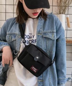 ショルダーバッグ | キャンバスバッグ 小さめ 男女兼用 スクエア ミニバッグ スマホバッグ 斜めがけ レディース