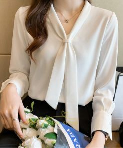 シャツ・ブラウス | ブラウス レディース きれいめ 40代 春夏秋新作 オシャレブラウス シフォンシャツ リボンネック 長袖トップス ブラウス 大人 ゆったり シャツ30代 50代 通勤