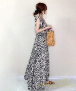 マキシ | ワンピース レディース マキシワンピース 可愛い 春夏 春 夏 きれいめ ゆったり フレアスリーブ ワンピース 半袖 ロングワンピース 花柄 スリム 夏