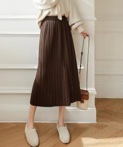 ロングスカート | タイトスカート プリーツスカート 韓国風