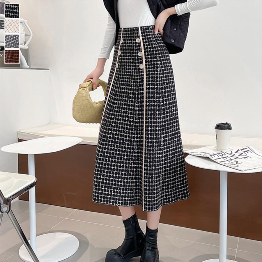 フレアスカート | フレアスカートニットスカートハイウエスト