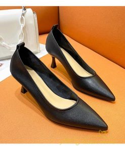パンプス | 22cm~25cm走れるヒール 4cm 6cm レディース 結婚式 通勤 二次会 ハイヒール 痛くない ミドルヒール ポインテッドトゥ 柔らか パンプス