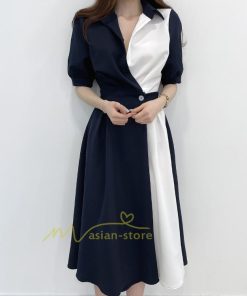 マキシ | ワンピース Aライン 夏ワンピース 春 夏 秋 半袖 ロング マキシ丈 ロングワンピース マキシワンピース 着痩せ エレガント 二次会 配色 上品 20代30代40代50代