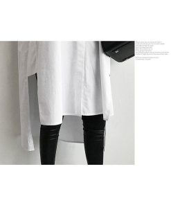 シャツ・ブラウス | ワンピース 秋服 レディース 長袖ワンピース シャツワンピース ロングシャツ ゆったり ブラウスシャツ 通学通勤 20代30代 40代50代 無地 トップス