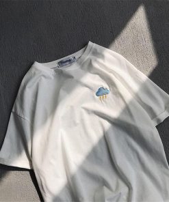 Tシャツ | Tシャツ メンズ 半袖 無地 レディース 天気 刺繍 カジュアル シンプル 夏新作 ゆったり 半袖カットソー 夏 大きいサイズ 2022 ゆったり ファッション