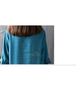 ミディアム | ワンピース レディース 40代 50代 半袖 きれいめ ゆったり ミディ丈 30代 ミディアム丈 綿麻混ワンピース 韓国ファッション 丸首 上品 カジュアル 夏物 お出かけ