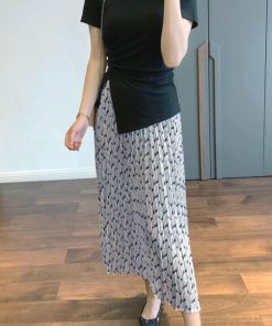 フレアスカート | 葉柄 レディース レトロ