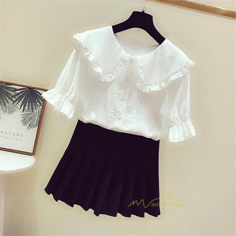 シャツ・ブラウス | ブラウス シャツ レディース スクエアネック 半袖 可愛い ブラウス 着痩せ 半袖トップス ベルスリーブ きれいめ 通勤 デイリーコーデ 韓国ファッション