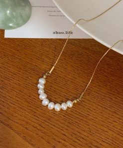 ネックレス | フェイクパールネックレスレディース可愛い