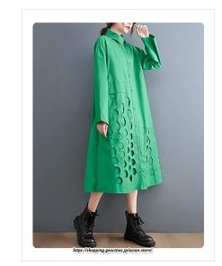 マキシ | ロングワンピース シャツワンピ レディース ギャザー 大人可愛い 森ガール 大きいサイズ さりげなく体型カバー オシャレ