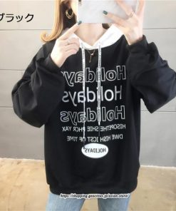 パーカー | プルオーバーレディース トップス 長袖トレーナー シンプル 秋 冬 フード付き 体型カバー 50代 40代 フード 30代 20代 おしゃれ 春