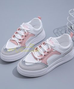 スニーカー | スニーカー レディース レディースシューズ ローカット 靴 フラットシューズ ぺたんこ ウォーキングシューズ Pu革 厚底靴 歩きやすい 厚底スニーカー 美脚