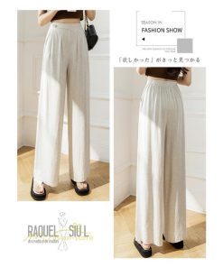 ワイドパンツ | レディース ゆったり おしゃれ ロングパンツ カジュアルパンツ 無地 きれいめ レディース 夏新作 ストレッチ ボトムス ひんやりパンツ ズボン