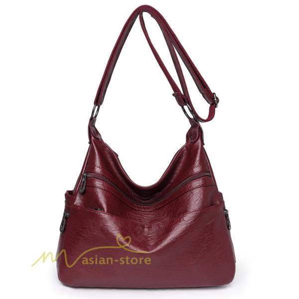 女性用バッグ | ショルダーバッグ レディース 大きめ 大容量 レザー かわいい 可愛い 軽量 斜めがけ 2way ショルダー おしゃれ トレンド ママ 上品 通学 通勤 斜めがけバッグ