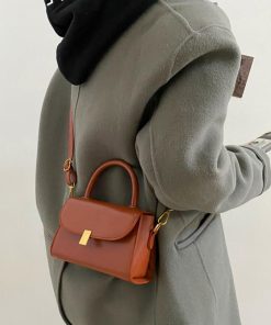 ショルダーバッグ | レトロショルダーバッグPUレザー2way