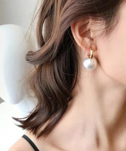 その他アクセサリー | 大粒パールピアス レディース 上品耳飾り