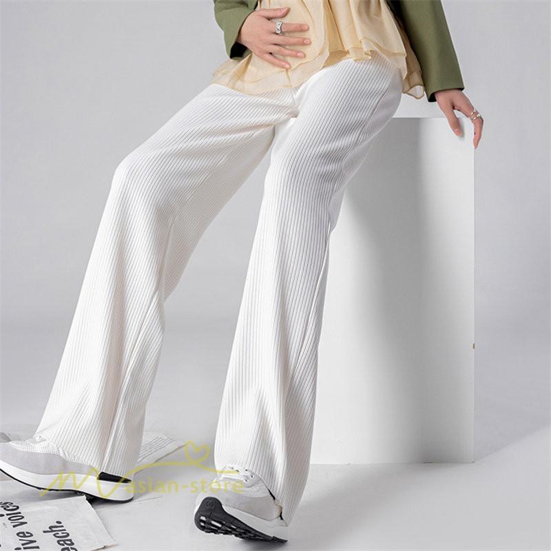 パンツ レギンス | マタニティパンツ レディース ボトムス 無地 きれいめ ママ サマー 大きいサイズ ローウエスト ワイドパンツ 体型カバー お出かけ 春 上品 マタニティウェア 秋