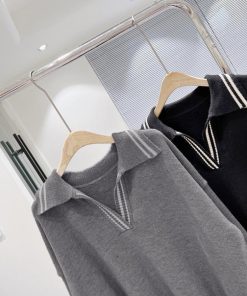 ニット・セーター | ポロカラーニットトップス レディース秋冬