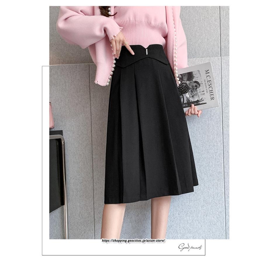 スカート | 膝丈 ひざ丈 秋冬新作 ミモレ丈 Aライン キレイめ 着痩せ 2022新作 通勤 通学 20代 30代 50代 秋服A 大人フェミニン 40代 ナチュラル