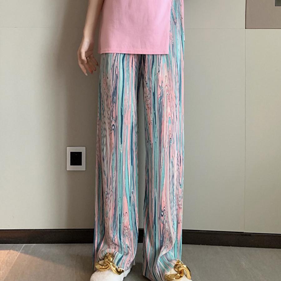 サルエルパンツ | ワイドパンツ ロングパンツ 接触冷感 夏