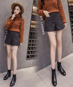 ショートパンツ | レディース 秋物 無地 可愛い パンツ ボトムス 秋冬 ショート丈 20代30代 40代50代 大人 女っぽい